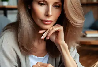 woman reading a book